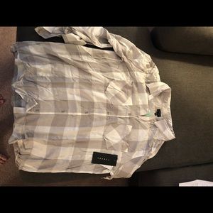 Tinsel two pocket button down